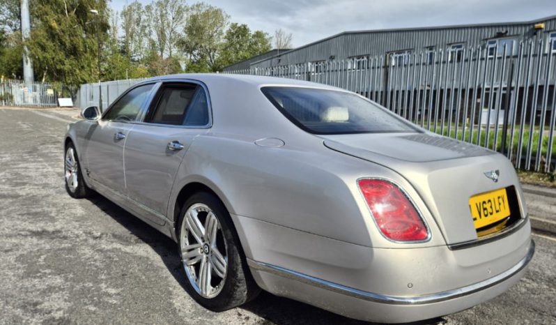 2013 63 BENTLEY MULSANNE 6.8 V8 4dr Auto Damaged Salvage CAT N full