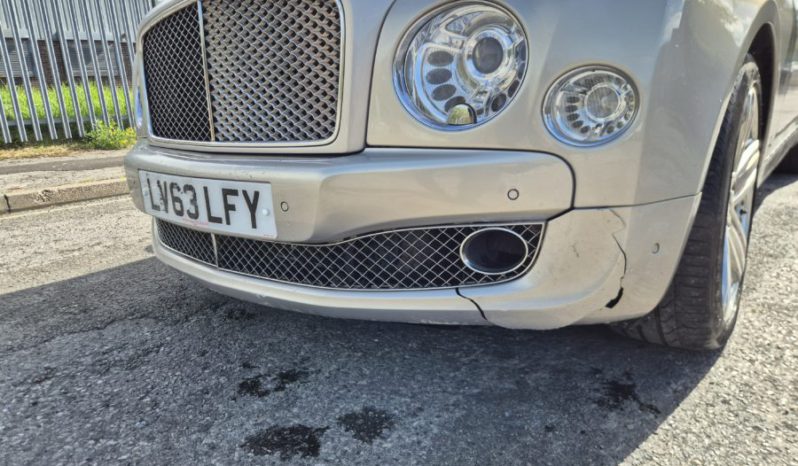2013 63 BENTLEY MULSANNE 6.8 V8 4dr Auto Damaged Salvage CAT N full